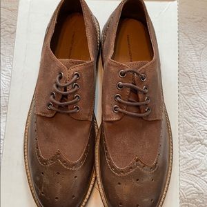 French Connection Suede and Leather dress shoe